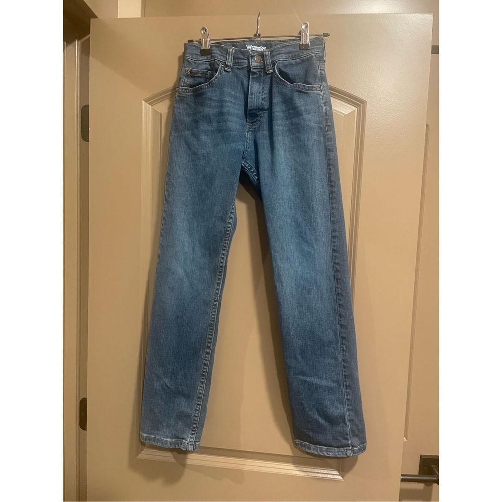 Boys Blue Denim 12 Slim Wrangler Jeans